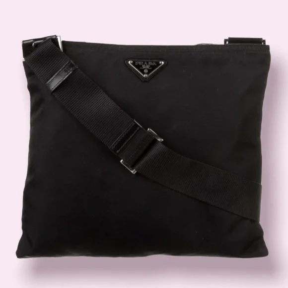 Prada Bags Black Prada Crossbody Messenger Bag Poshmark